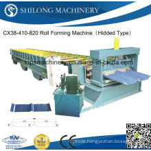 CE Approved Corrugated Color Steel Step Roof Tile Wall Panel Roll Forming Machine